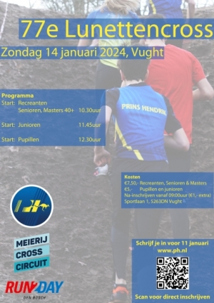 77e Lunettencross Vughtse Sportclub Prins Hendrik 14 januari 2024